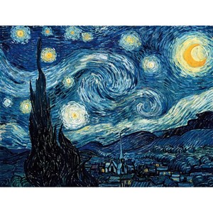 Puzzle Michele Wilson (A848-80) - Vincent van Gogh: "Starry Night" - 80 brikker puslespil