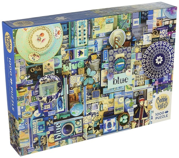 Cobble Hill (51865) - Shelley Davies: "Blue" - 1000 brikker puslespil