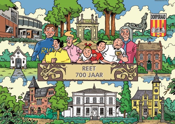 PuzzelMan (282) - "Bob and Bobette, 700 years on Reet" - 1000 brikker puslespil