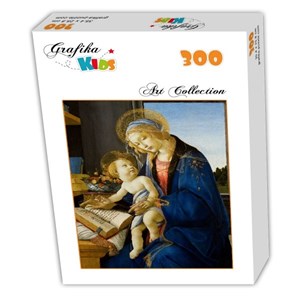 Grafika Kids (00696) - Sandro Botticelli: "The Madonna of the Book, 1480" - 300 brikker puslespil