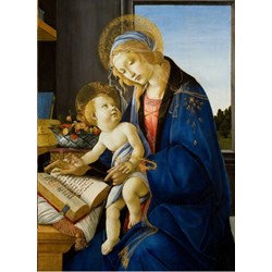 Grafika Kids (00696) - Sandro Botticelli: "The Madonna of the Book, 1480" - 300 brikker puslespil