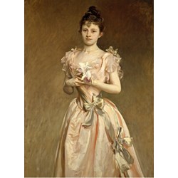 Grafika (02068) - John Singer Sargent: "Miss Grace Woodhouse, 1890" - 300 brikker puslespil