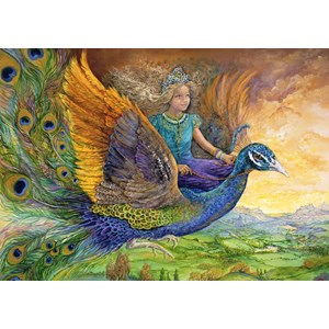 Grafika (T-00274) - Josephine Wall: "Peacock Princess" - 2000 brikker puslespil