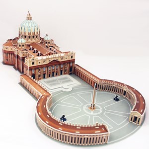 Cubic Fun (MC092H) - "Saint Peter's Basilica in Rome" - 144 brikker puslespil