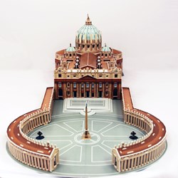 Cubic Fun (MC092H) - "Saint Peter's Basilica in Rome" - 144 brikker puslespil