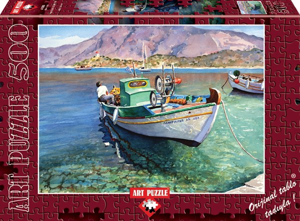 Art Puzzle (4186) - "Boat, Panormitis" - 500 brikker puslespil