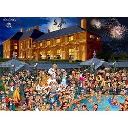 Grafika (02132) - François Ruyer: "Château de Vallery" - 300 brikker puslespil