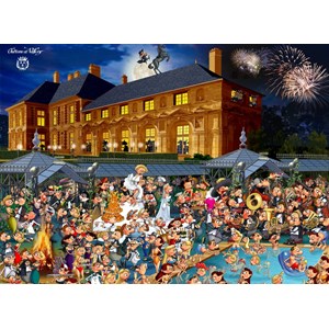 Grafika (02132) - François Ruyer: "Château de Vallery" - 300 brikker puslespil