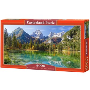 Castorland (C-400065) - "Majesty of the Mountains" - 4000 brikker puslespil