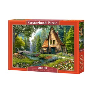 Castorland (C-200634) - Dominic Davison: "Toadstool Cottage" - 2000 brikker puslespil