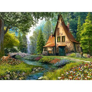 Castorland (C-200634) - Dominic Davison: "Toadstool Cottage" - 2000 brikker puslespil