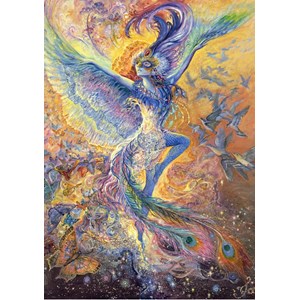 Grafika (T-00269) - Josephine Wall: "Blue Bird" - 1500 brikker puslespil