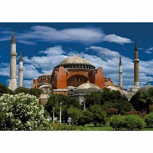 D-Toys (50328-AB04) - "Hagia Sophia, Istanbul, Turkey" - 500 brikker puslespil