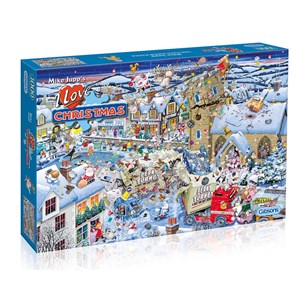 Gibsons (G7013) - "Jeg elsker jul" - 1000 brikker puslespil