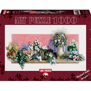 Art Puzzle (4442) - "A World of Flowers" - 1000 brikker puslespil