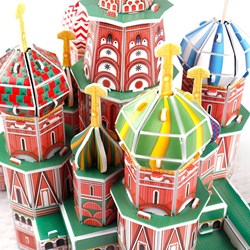 Cubic Fun (C239h) - "St. Basil's Cathedral" - 92 brikker puslespil
