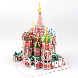 Cubic Fun (C239h) - "St. Basil's Cathedral" - 92 brikker puslespil