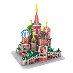 Cubic Fun (C239h) - "St. Basil's Cathedral" - 92 brikker puslespil