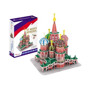 Cubic Fun (C239h) - "St. Basil's Cathedral" - 92 brikker puslespil