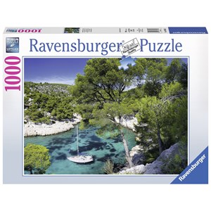 Ravensburger (19632) - "Cassis, France" - 1000 brikker puslespil