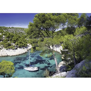 Ravensburger (19632) - "Cassis, France" - 1000 brikker puslespil