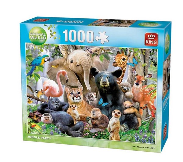 King International (05484) - "Jungle Party" - 1000 brikker puslespil