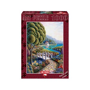 Art Puzzle (4357) - "Flower Bay" - 1000 brikker puslespil