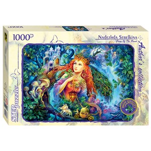 Step Puzzle (79537) - Nadezhda Strelkina: "Fairy of the Forest" - 1000 brikker puslespil