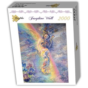 Grafika (T-00282) - Josephine Wall: "Iris, Keeper of the Rainbow" - 2000 brikker puslespil