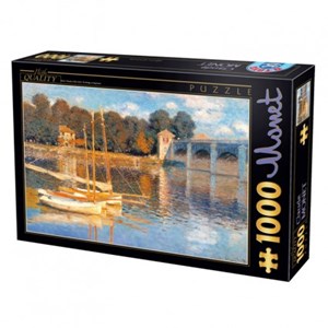 D-Toys (67548-CM03) - Claude Monet: "Bridge at Argenteuil" - 1000 brikker puslespil