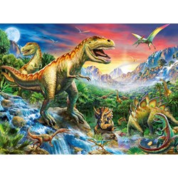 Ravensburger (10665) - "The time of the Dinosaurs" - 100 brikker puslespil