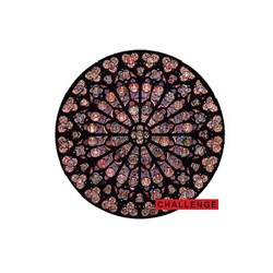 Puzzle Michele Wilson (A342-80) - "Notre Dame Rosace" - 80 brikker puslespil