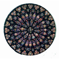 Puzzle Michele Wilson (A342-80) - "Notre Dame Rosace" - 80 brikker puslespil