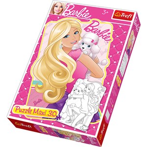 Trefl (14408) - "Barbie" - 30 brikker puslespil