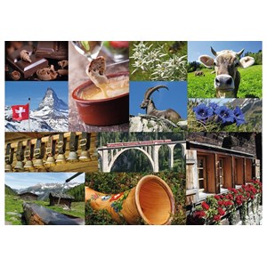 Ravensburger (19517) - "Swissness" - 1000 brikker puslespil