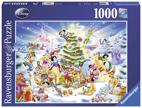 Ravensburger (19287) - "Disney Christmas" - 1000 brikker puslespil
