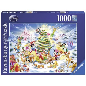 Ravensburger (19287) - "Disney Christmas" - 1000 brikker puslespil