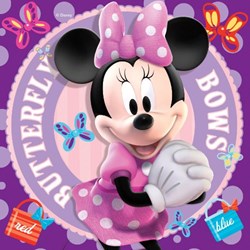 Ravensburger (07244) - "Minnie" - 25 36 49 brikker puslespil
