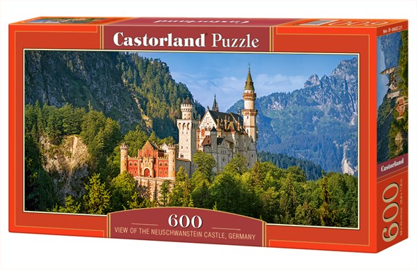 Castorland (B-060221) - "Neuschwanstein, Germany" - 600 brikker puslespil