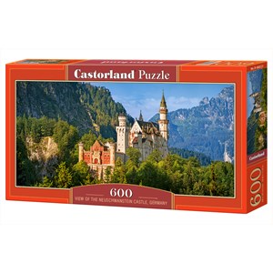 Castorland (B-060221) - "Neuschwanstein, Germany" - 600 brikker puslespil