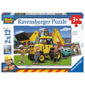Ravensburger (07604) - "Bob the Builder" - 12 brikker puslespil