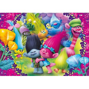 Clementoni (26958) - "Trolls" - 60 brikker puslespil