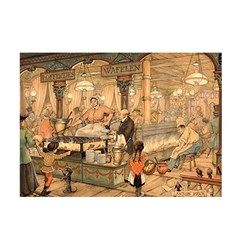 Jumbo (17091) - Anton Pieck: "Dutch Pancake House" - 1000 brikker puslespil