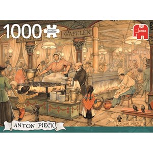 Jumbo (17091) - Anton Pieck: "Dutch Pancake House" - 1000 brikker puslespil