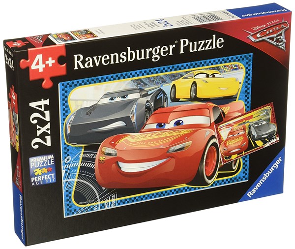 Ravensburger (07808) - "Cars 3, I Can Win!" - 24 brikker puslespil