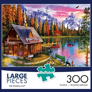 Buffalo Games (2477) - "The Fishing Hut" - 300 brikker puslespil