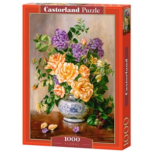 Castorland (C-103928) - "Floral" - 1000 brikker puslespil
