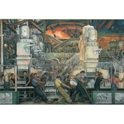 Pomegranate (AA421) - Diego Rivera: "Detroit Industry" - 1000 brikker puslespil