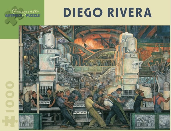 Pomegranate (AA421) - Diego Rivera: "Detroit Industry" - 1000 brikker puslespil