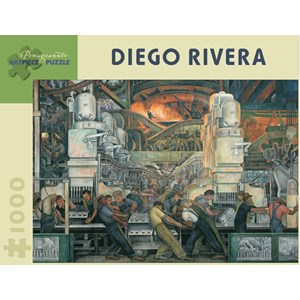 Pomegranate (AA421) - Diego Rivera: "Detroit Industry" - 1000 brikker puslespil